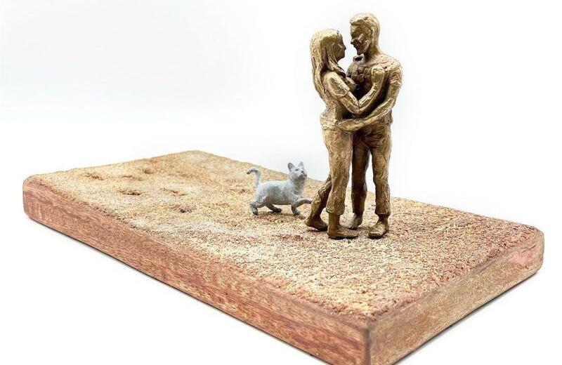 Regalo para parejas escultura-personalizada