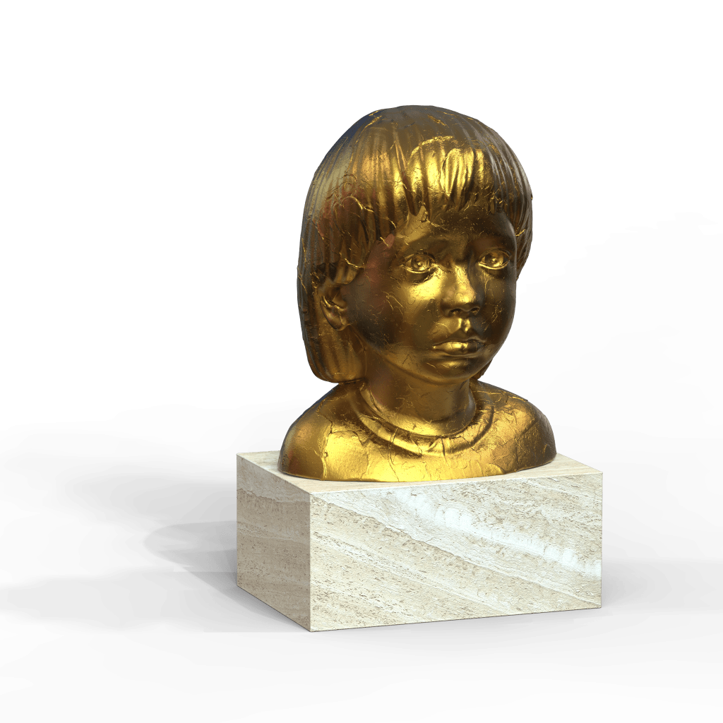 escultura-personalizada Busto niño